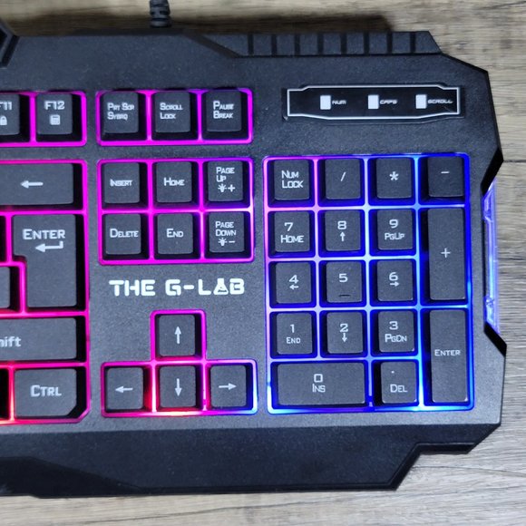 The G-Lab Black Keyboard Keyz-120 CMD6089 5V - Picture 4 of 9